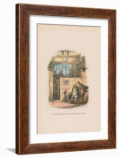 Illustration for Pickwick Papers-Hablot Knight Browne-Framed Giclee Print