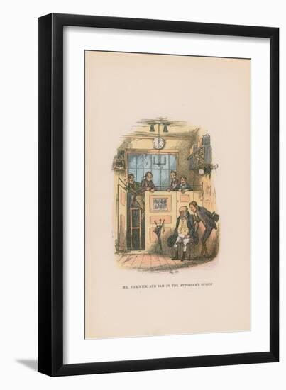 Illustration for Pickwick Papers-Hablot Knight Browne-Framed Giclee Print