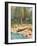 Illustration for Robinson Crusoe-Howard Davie-Framed Giclee Print