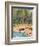 Illustration for Robinson Crusoe-Howard Davie-Framed Giclee Print