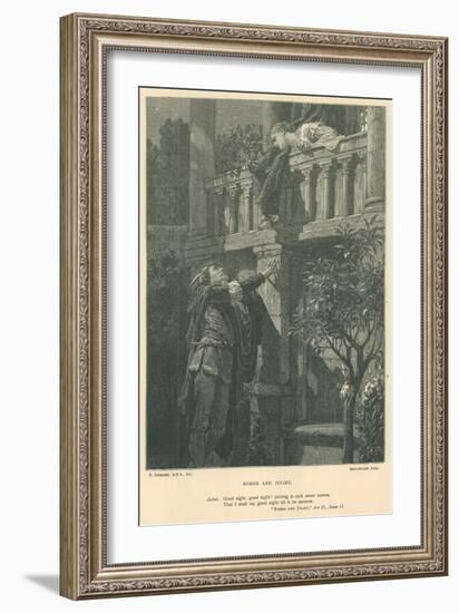 Illustration for Romeo and Juliet-Edward Burne-Jones-Framed Giclee Print