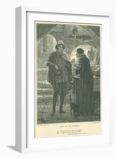 Illustration for Romeo and Juliet-Edward Burne-Jones-Framed Giclee Print