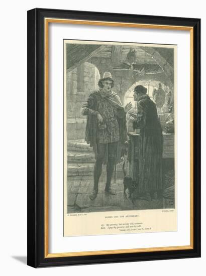 Illustration for Romeo and Juliet-Edward Burne-Jones-Framed Giclee Print