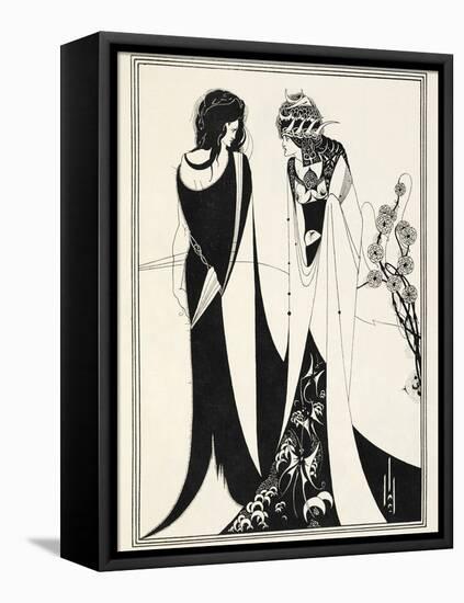 Illustration for Salome by Oscar Wilde, 1906-Aubrey Beardsley-Framed Premier Image Canvas