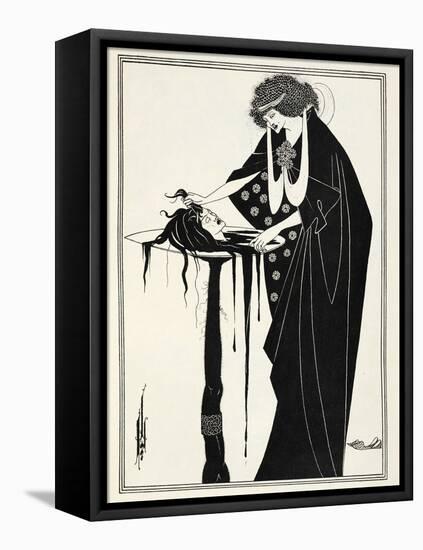 Illustration for Salome by Oscar Wilde, 1906-Aubrey Beardsley-Framed Premier Image Canvas