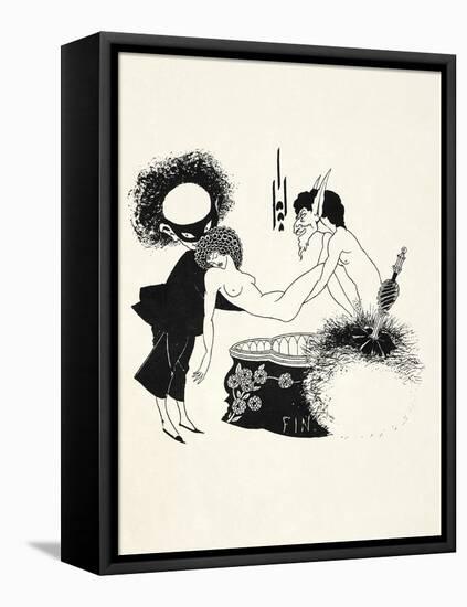 Illustration for Salome by Oscar Wilde, 1906-Aubrey Beardsley-Framed Premier Image Canvas