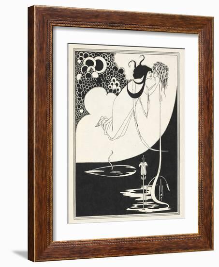 Illustration for Salome by Oscar Wilde, 1906-Aubrey Beardsley-Framed Giclee Print