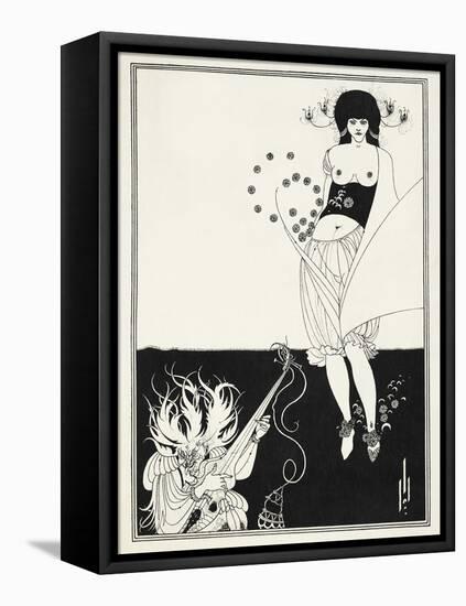 Illustration for Salome by Oscar Wilde, 1906-Aubrey Beardsley-Framed Premier Image Canvas