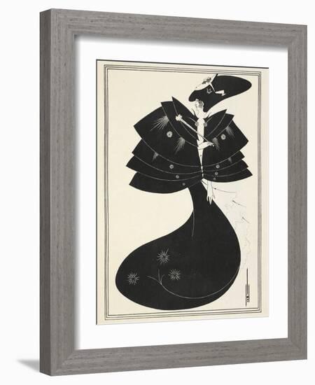 Illustration for Salome by Oscar Wilde, 1906-Aubrey Beardsley-Framed Giclee Print