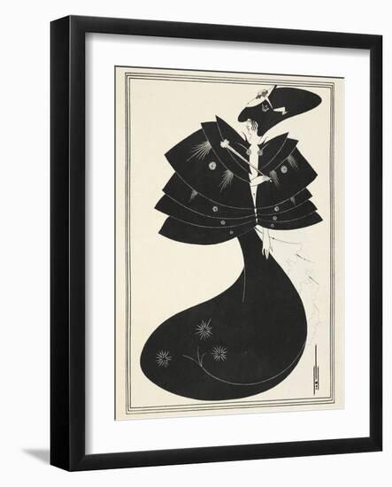 Illustration for Salome by Oscar Wilde, 1906-Aubrey Beardsley-Framed Giclee Print