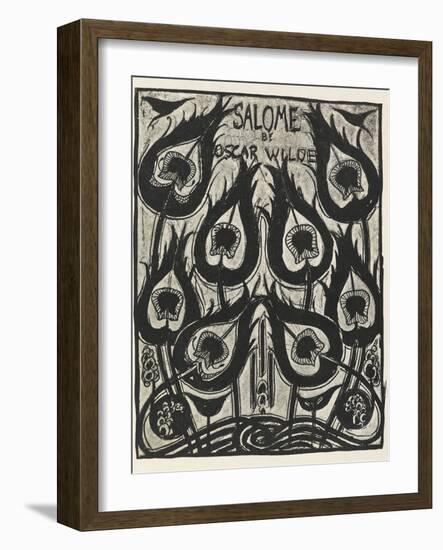 Illustration for Salome by Oscar Wilde, 1906-Aubrey Beardsley-Framed Giclee Print