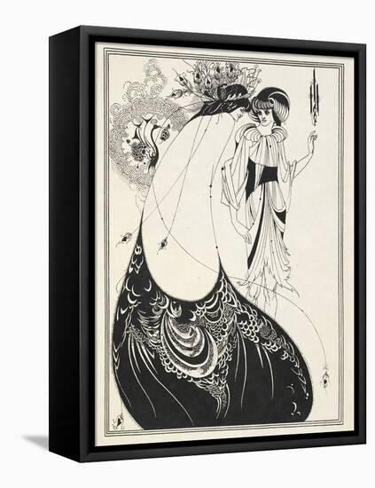 Illustration for Salome by Oscar Wilde, 1906-Aubrey Beardsley-Framed Premier Image Canvas