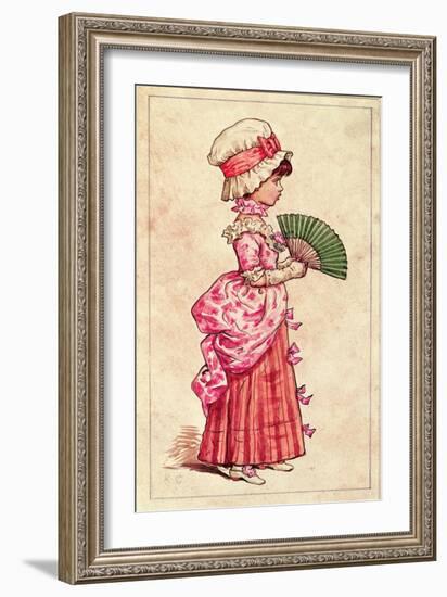 Illustration for 'St. Valentine's Day', 1914-Kate Greenaway-Framed Giclee Print