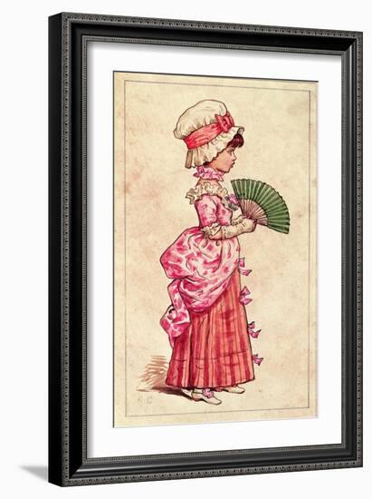 Illustration for 'St. Valentine's Day', 1914-Kate Greenaway-Framed Giclee Print