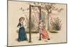 Illustration for 'St. Valentines Day', 1914 (W/C on Paper)-Kate Greenaway-Mounted Giclee Print