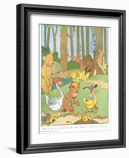 Illustration for the Album 'Gedeon, Chief of the Thieves'-Benjamin Rabier-Framed Giclee Print