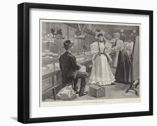 Illustration for the Day of their Wedding-Thure De Thulstrup-Framed Giclee Print