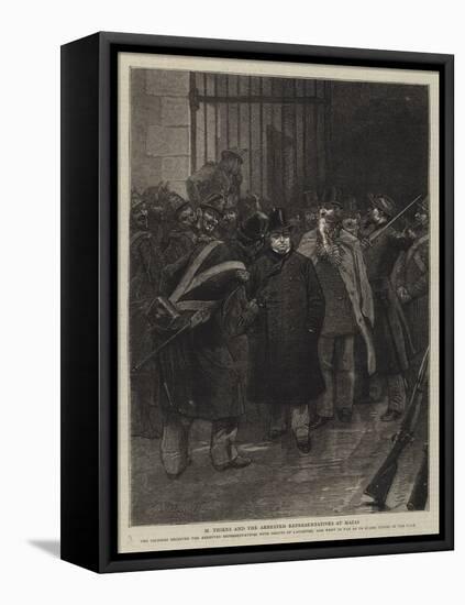 Illustration for the History of a Crime-Emile Antoine Bayard-Framed Premier Image Canvas