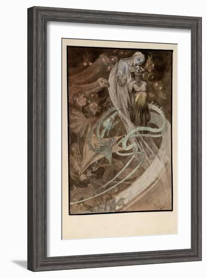 Illustration for the Illustrated Edition Le Pater-Alphonse Mucha-Framed Giclee Print