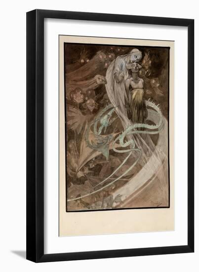 Illustration for the Illustrated Edition Le Pater-Alphonse Mucha-Framed Giclee Print