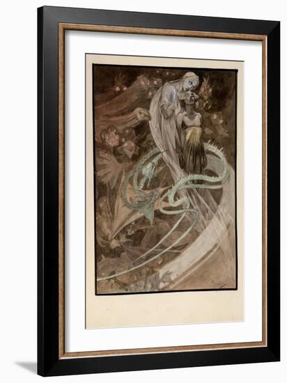 Illustration for the Illustrated Edition Le Pater-Alphonse Mucha-Framed Giclee Print