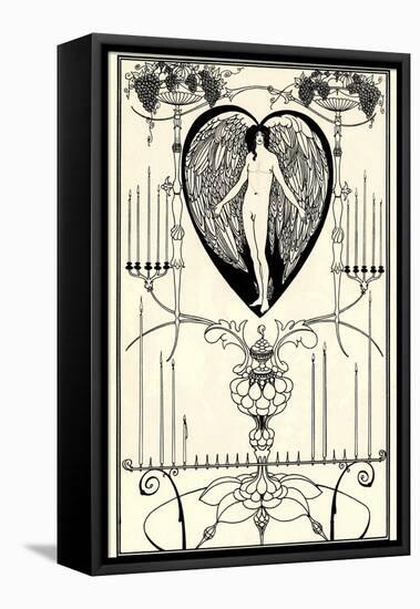 Illustration for the Mirror of Love by Marc-André Raffalovich, 1895-Aubrey Beardsley-Framed Premier Image Canvas