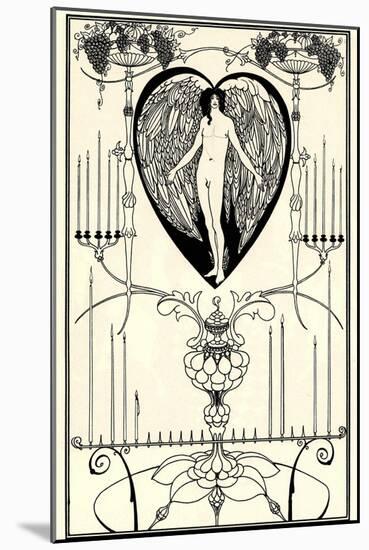 Illustration for the Mirror of Love by Marc-André Raffalovich, 1895-Aubrey Beardsley-Mounted Giclee Print