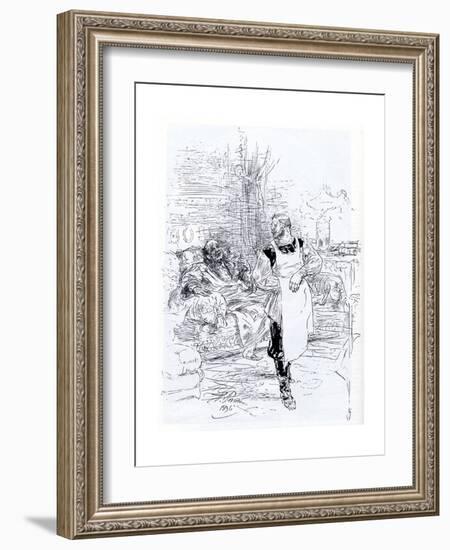 Illustration for the Novel the Death of Ivan Ilyich by Leo Tolstoy, 1896-Ilya Yefimovich Repin-Framed Giclee Print