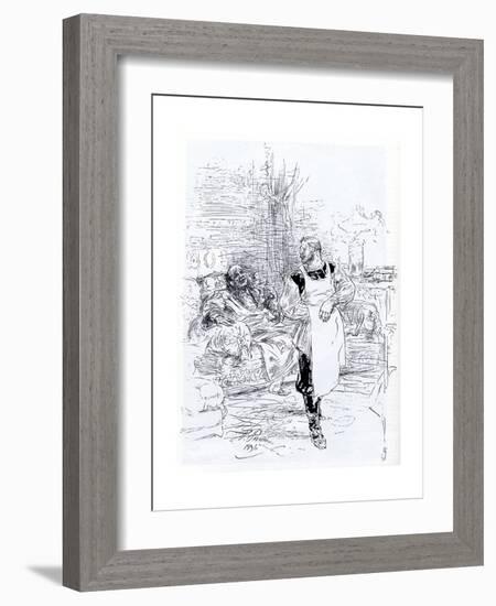 Illustration for the Novel the Death of Ivan Ilyich by Leo Tolstoy, 1896-Ilya Yefimovich Repin-Framed Giclee Print