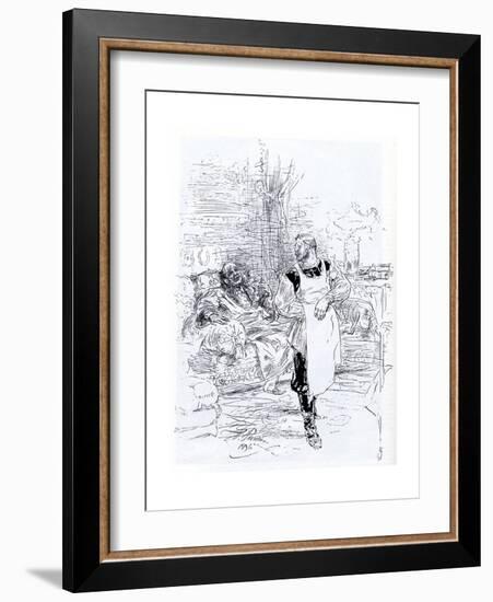 Illustration for the Novel the Death of Ivan Ilyich by Leo Tolstoy, 1896-Ilya Yefimovich Repin-Framed Giclee Print