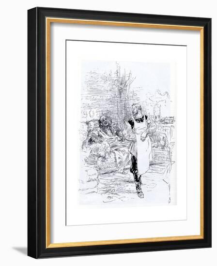 Illustration for the Novel the Death of Ivan Ilyich by Leo Tolstoy, 1896-Ilya Yefimovich Repin-Framed Giclee Print