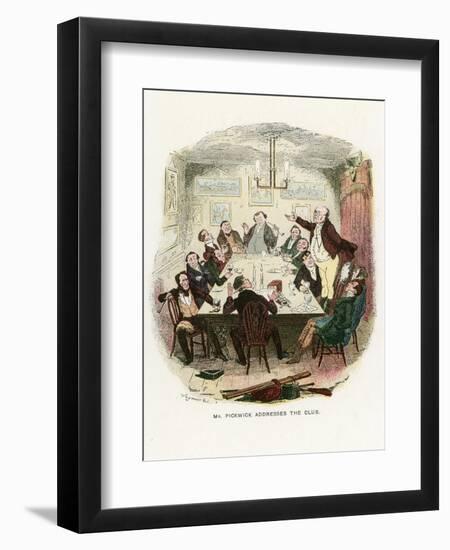 Illustration for the Pickwick Papers-Robert Seymour-Framed Giclee Print