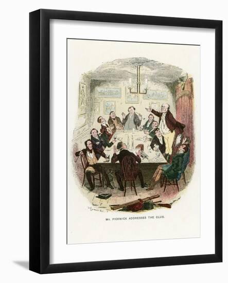 Illustration for the Pickwick Papers-Robert Seymour-Framed Giclee Print