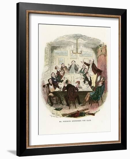 Illustration for the Pickwick Papers-Robert Seymour-Framed Giclee Print