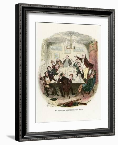 Illustration for the Pickwick Papers-Robert Seymour-Framed Giclee Print