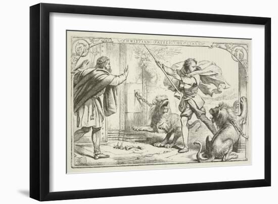 Illustration for the Pilgrim's Progress-Henry Courtney Selous-Framed Giclee Print