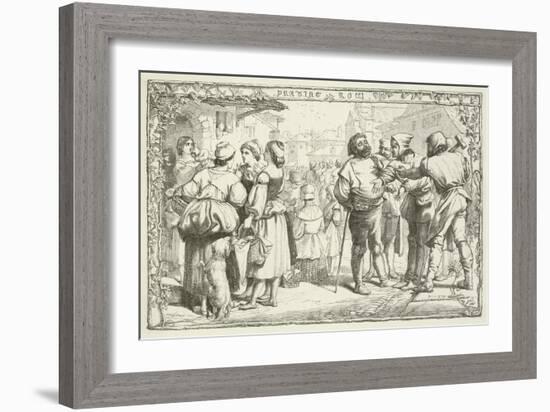 Illustration for the Pilgrim's Progress-Henry Courtney Selous-Framed Giclee Print