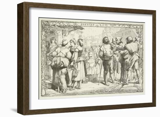 Illustration for the Pilgrim's Progress-Henry Courtney Selous-Framed Giclee Print