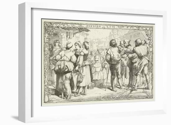 Illustration for the Pilgrim's Progress-Henry Courtney Selous-Framed Giclee Print