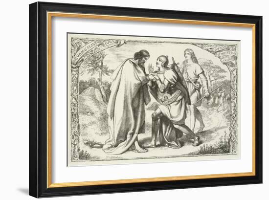 Illustration for the Pilgrim's Progress-Henry Courtney Selous-Framed Giclee Print