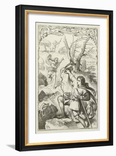 Illustration for the Pilgrim's Progress-Henry Courtney Selous-Framed Giclee Print