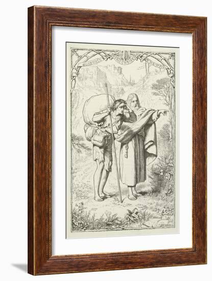 Illustration for the Pilgrim's Progress-Henry Courtney Selous-Framed Giclee Print