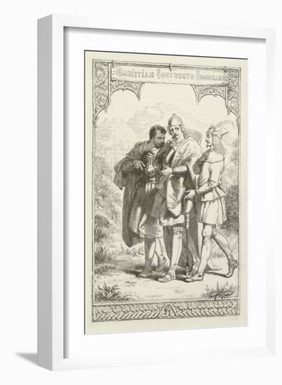 Illustration for the Pilgrim's Progress-Henry Courtney Selous-Framed Giclee Print