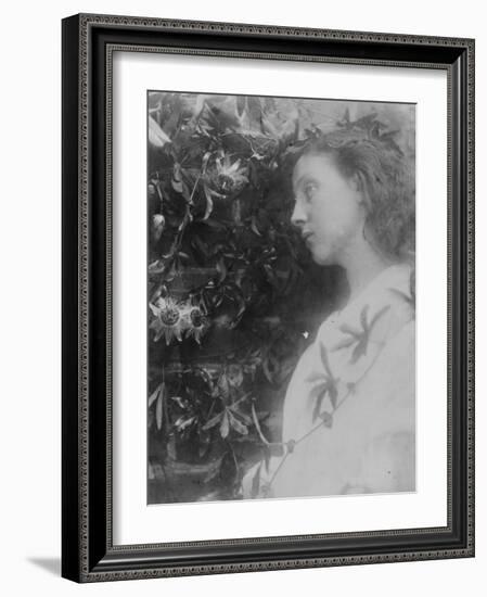 Illustration for the Poem 'Maud' by Alfred, Lord Tennyson, 1865 (Albumen Print)-Julia Margaret Cameron-Framed Giclee Print