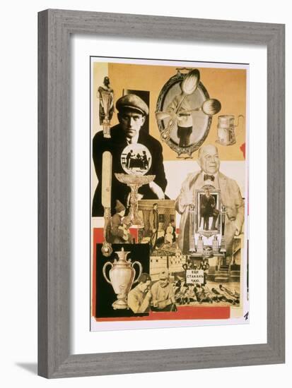 Illustration For the Poem Pro Eto, by Vladimir Mayakovsky-Alexander Rodchenko-Framed Giclee Print