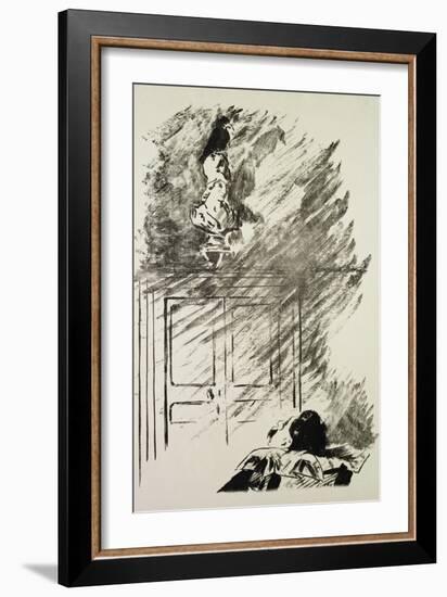 Illustration for "The Raven," by Edgar Allen Poe, 1875-Edouard Manet-Framed Giclee Print