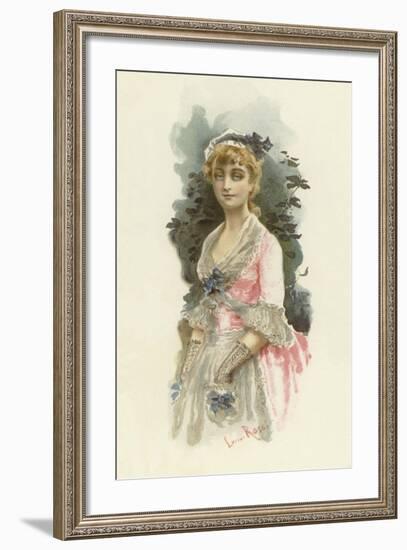 Illustration for the School for Scandal-Lucius Rossi-Framed Giclee Print