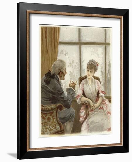 Illustration for the School for Scandal-Lucius Rossi-Framed Giclee Print