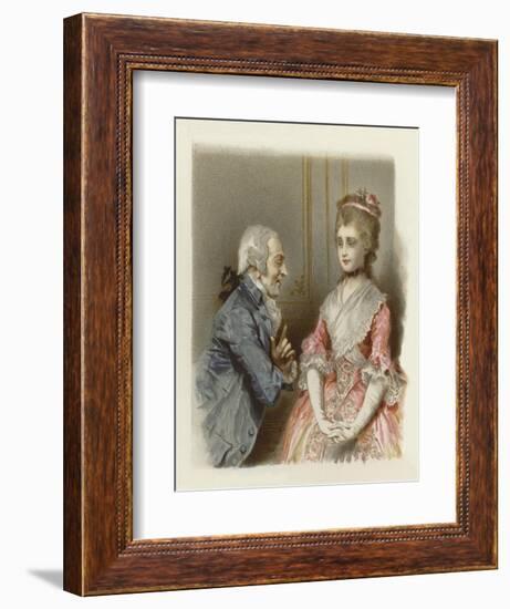 Illustration for the School for Scandal-Lucius Rossi-Framed Giclee Print