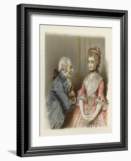 Illustration for the School for Scandal-Lucius Rossi-Framed Giclee Print